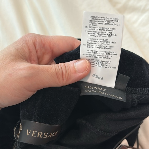 Versace velour pants XXL nwt - Picture 6 of 11